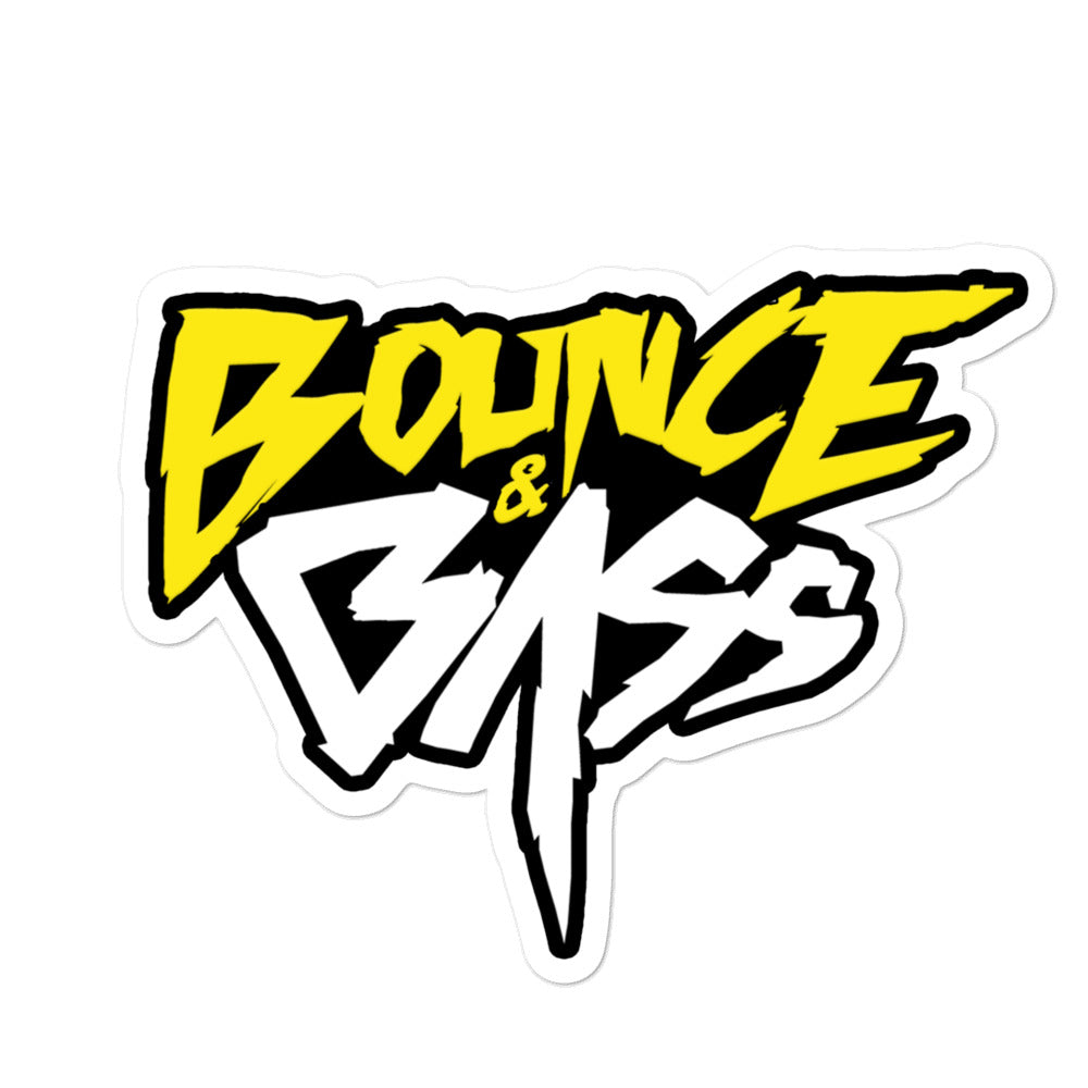 Bounce & Bass Bubble-free stickers